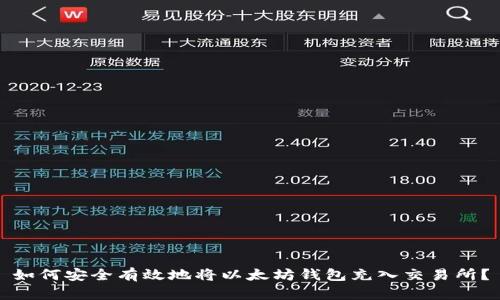 如何安全有效地将以太坊钱包充入交易所？
