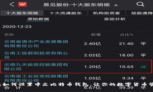 简易教程:如何设置中文比特币钱包,让你的数字货币管理更轻松