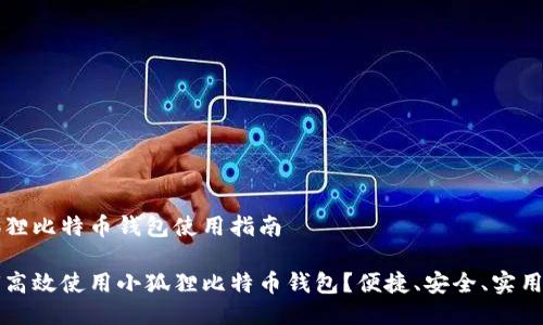 小狐狸比特币钱包使用指南

如何高效使用小狐狸比特币钱包？便捷、安全、实用指南